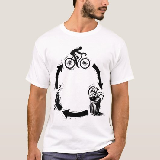 バイクを造って下さい Tシャツ (正面)