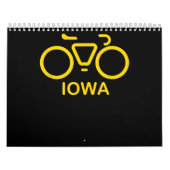 バイクアイオワ、サイクリングアイオワ、カレッジ カレンダー (カバー)