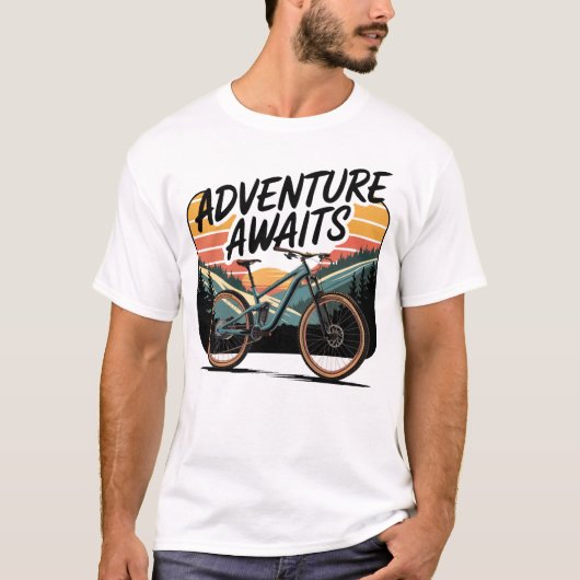 バイクアドベンチャー待ち Tシャツ (正面)