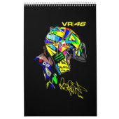 バイクアートの贈り物が大好き-バイクもしくは自転車に乗る人 カレンダー (カバー)