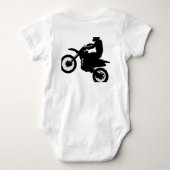 バイクアートスピード - ベビーボディスーツ (裏面)