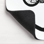 バイクアートライディング自転車クリップアートサイクリングクリップアート マウスパッド (コーナー)