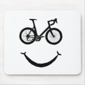 バイクアートライディング自転車クリップアートサイクリングクリップアート マウスパッド (正面)