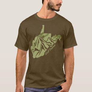 バイクウェストバージニア州概要オリーブマウンテンビ Tシャツ