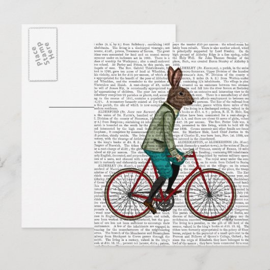 バイクウサギ2 ポストカード (正面/裏面)