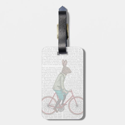 バイクウサギ2 ラゲッジタグ (裏面縦)