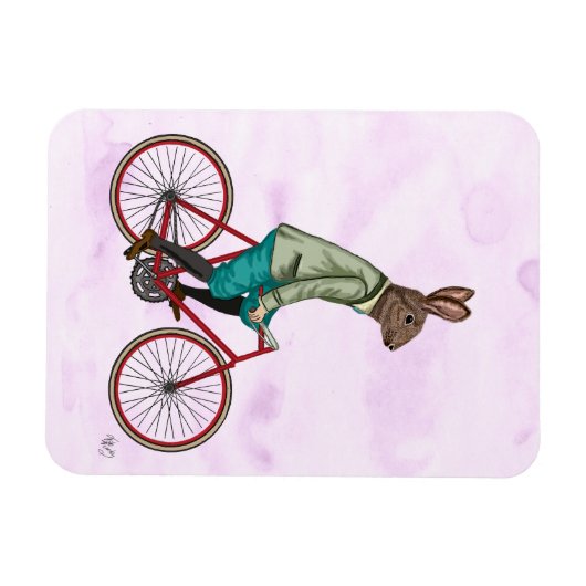 バイクウサギ3 マグネット (横)