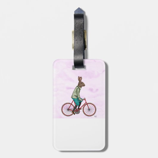 バイクウサギ3 ラゲッジタグ (裏面縦)