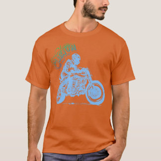 バイクカスタムライダー Tシャツ
