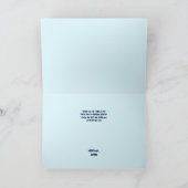 バイクキッズのダートスタントバイク誕生日感謝カード サンキューカード (内部)