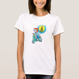 バイクキャット・イン・パリ Tシャツ