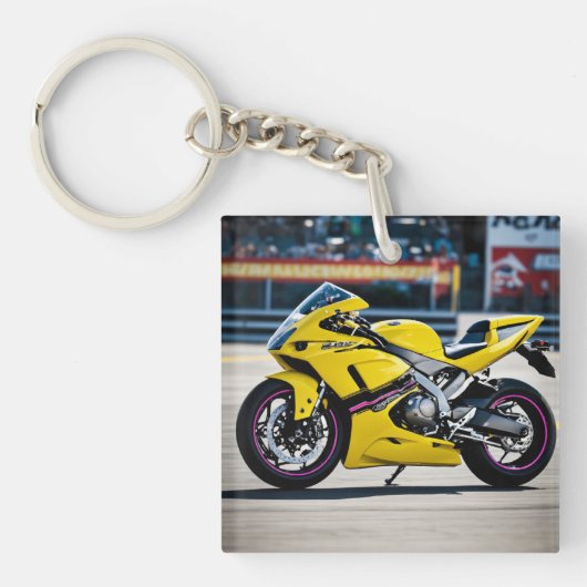 バイクキーチェーン キーホルダー (正面)
