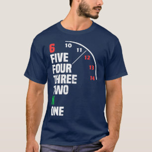 バイクギアシフトパターンモータサイクリストバイクもしくは自転車に乗る人 Tシャツ