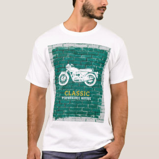 バイククラシックデザインTシャツ Tシャツ