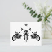 バイククラシック整備士 ポストカード (スタンド正面)