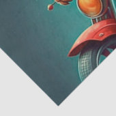 バイククールを運転している犬 薄葉紙 (詳細)