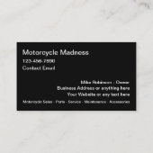 バイククールテーマ名刺 名刺 (裏面)