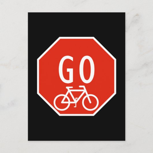 バイクサインに移動 ポストカード (正面)