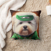 バイクサンパトリックの日を運転するビコンフリセドッグ クッション (ブランケット)