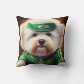 バイクサンパトリックの日を運転するビコンフリセドッグ クッション (裏面)