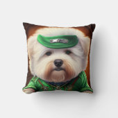 バイクサンパトリックの日を運転するビコンフリセドッグ クッション (正面)