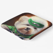 バイクサンパトリックの日を運転するビコンフリセドッグ ペーパープレート (傾斜あり)