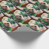 バイクサンパトリックの日を運転するビコンフリセドッグ ラッピングペーパー (角)