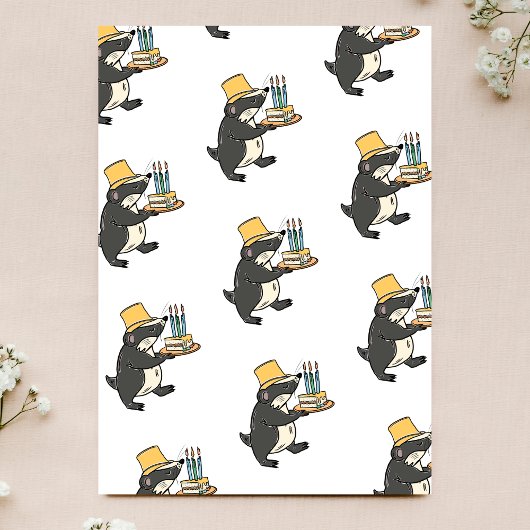 バイクサードバースデーパーティーのバッジ 招待状