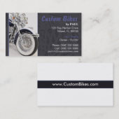 バイクショップのビジネスカード 名刺 (正面/裏面)
