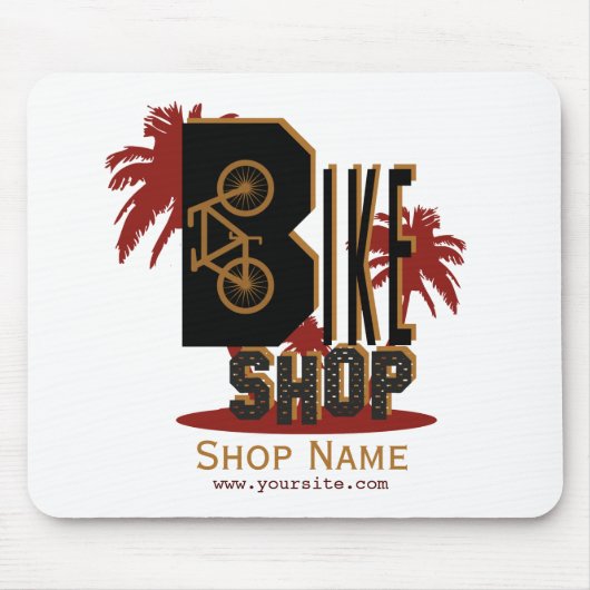 バイクショップ – マウスパッド (正面)