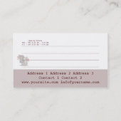 バイクショップ – 名刺 (裏面)