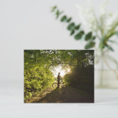 バイクシルエットハガキ ポストカード (スタンド正面)