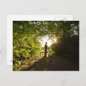 バイクシルエットハガキ ポストカード (正面/裏面)