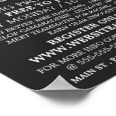 バイクシンボル、サイクリングク広告ラブ ポスター (角)