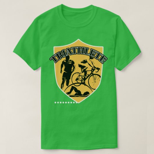 バイクスイム走トライアスロンのホビースポーツゲームギフト21 Tシャツ (デザイン正面)