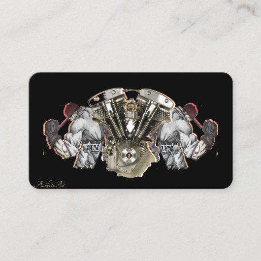 バイクスタイリッシュ名刺 名刺 (正面)