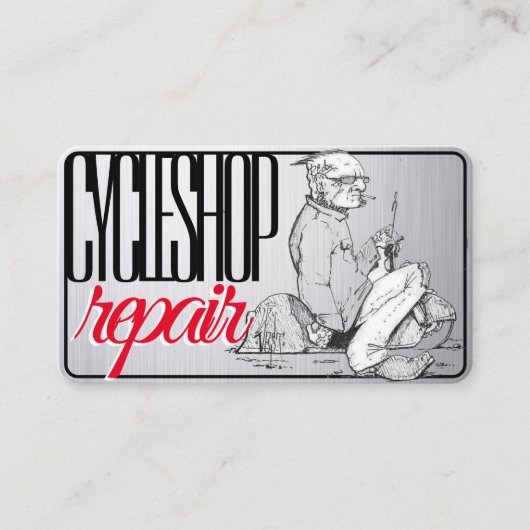 バイクスタイリッシュ名刺 名刺 (正面)