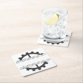 バイクチェーンギア スクエアペーパーコースター (インサイチュ)