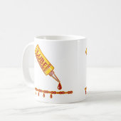 バイクチェーンルベサイクル整備士 コーヒーマグカップ (正面左)