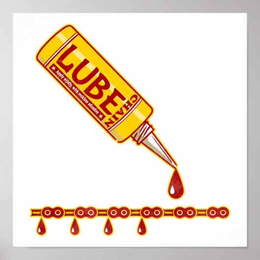 バイクチェーンルベサイクル整備士 ポスター (正面)