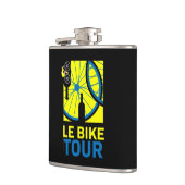 バイクツアーアート フラスク (左)