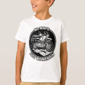 バイクツーリングの自由な考え方 Tシャツ (正面)