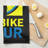 バイクツーリングアート キッチンタオル (四つ折り)