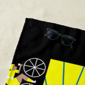 バイクツーリングアート ビーチタオル (インサイチュ)