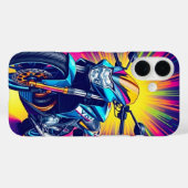 バイクデザインはっきりした- Ride Mobile Case-Mate iPhoneケース (裏面 (横))