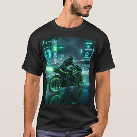 バイクデザインTシャツ Tシャツ (正面)