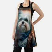 バイクデジタ絵画ルのハバナ犬 エプロン (インサイチュ)