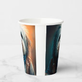 バイクデジタ絵画ルのハバナ犬 紙コップ (左)