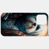 バイクデジタ絵画ルのハバナ犬 Case-Mate iPhoneケース (裏面 (横))