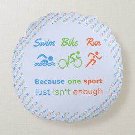 バイクトライアス走ロスロン ラウンドクッション